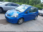 2008 Honda Fit Sport Blue vin: JHMGD38668S002234