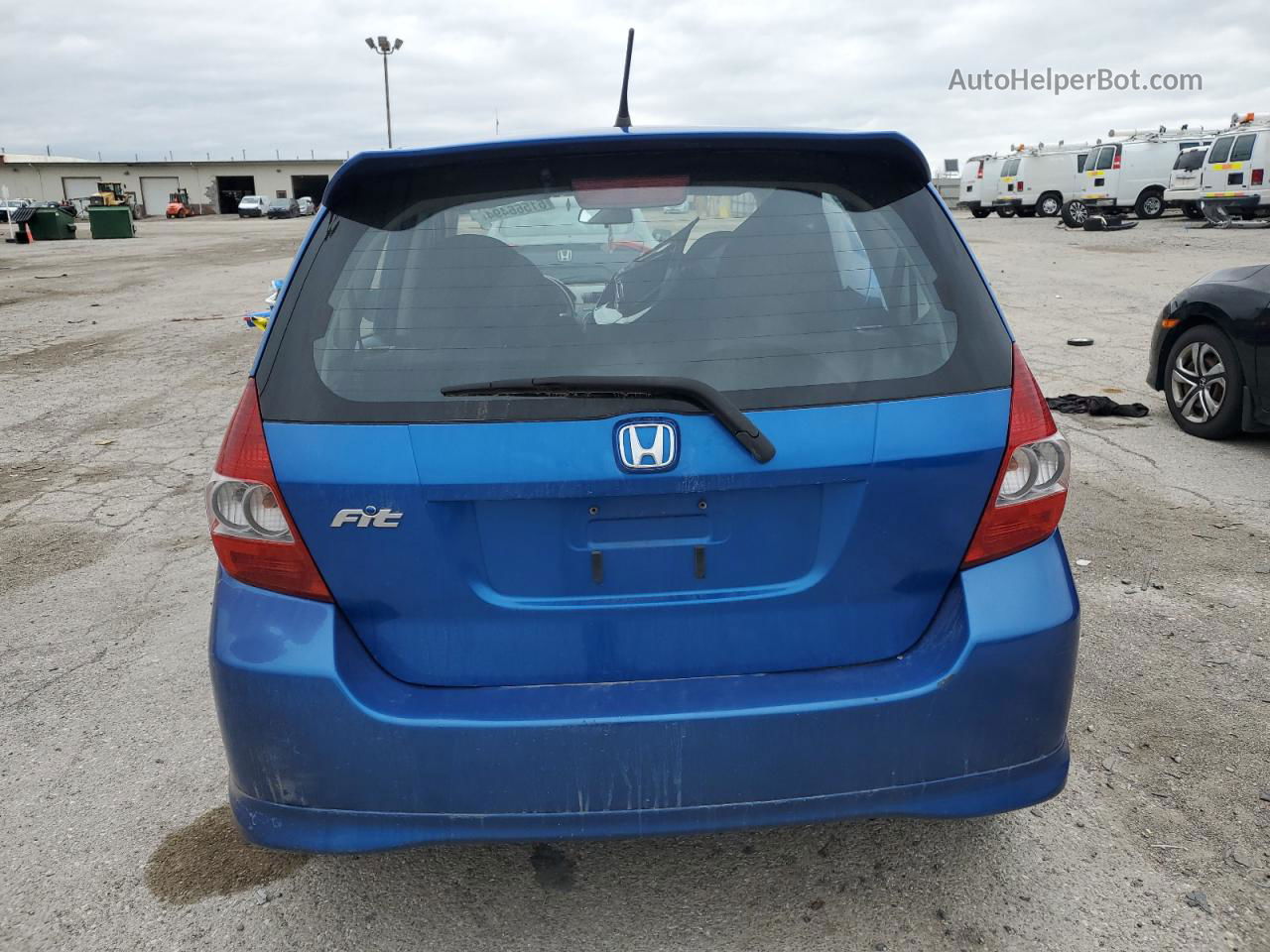 2008 Honda Fit Sport Blue vin: JHMGD38668S009426