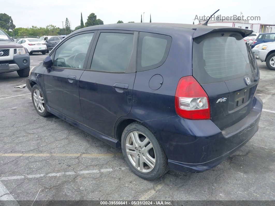 2008 Honda Fit Sport Purple vin: JHMGD38668S015162