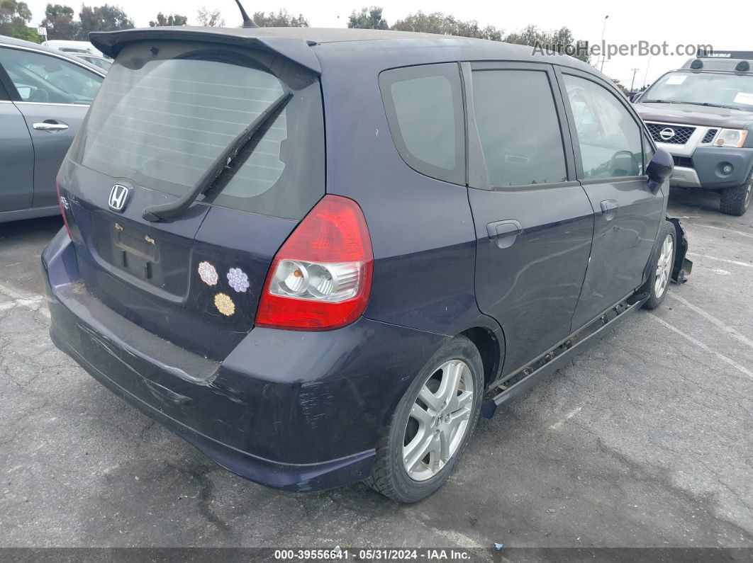 2008 Honda Fit Sport Purple vin: JHMGD38668S015162