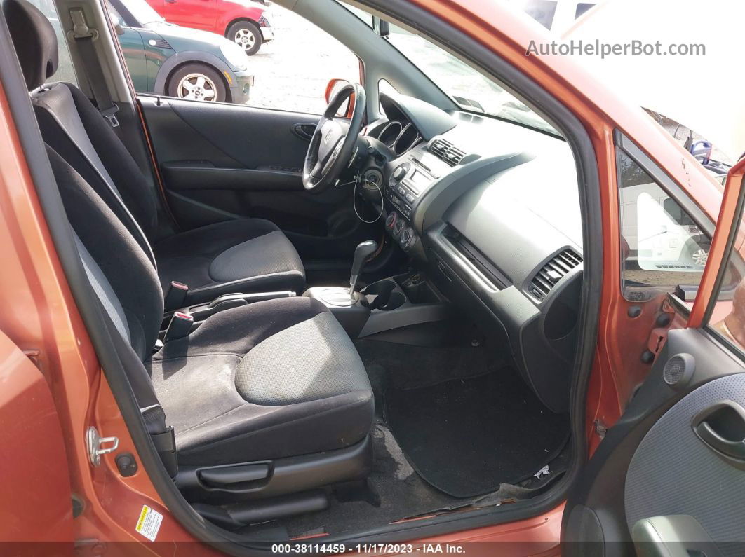 2008 Honda Fit Sport Orange vin: JHMGD38668S015467