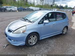 2008 Honda Fit Sport Blue vin: JHMGD38668S044189