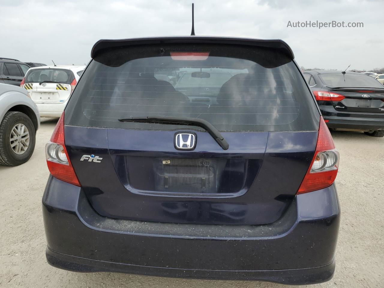 2008 Honda Fit Sport Purple vin: JHMGD38668S048405