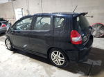 2008 Honda Fit Sport Black vin: JHMGD38668S066354