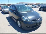 2008 Honda Fit Sport Black vin: JHMGD38678S005370