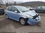 2008 Honda Fit Sport Blue vin: JHMGD38678S031354