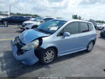 2008 Honda Fit Sport Blue vin: JHMGD38678S044153