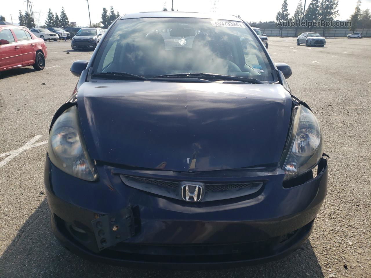 2008 Honda Fit Sport Фиолетовый vin: JHMGD38678S064449