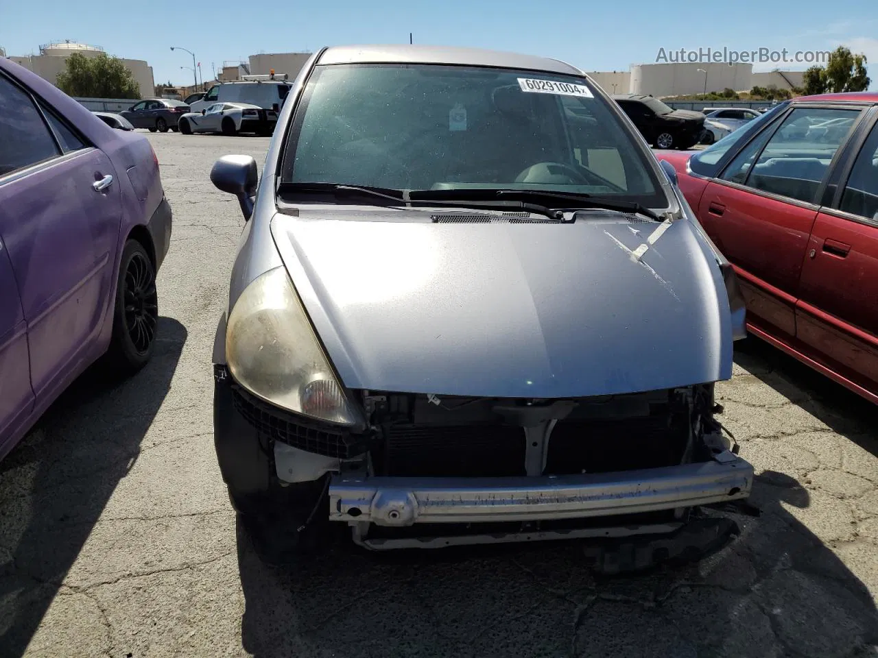 2008 Honda Fit Sport Gray vin: JHMGD38688S001778