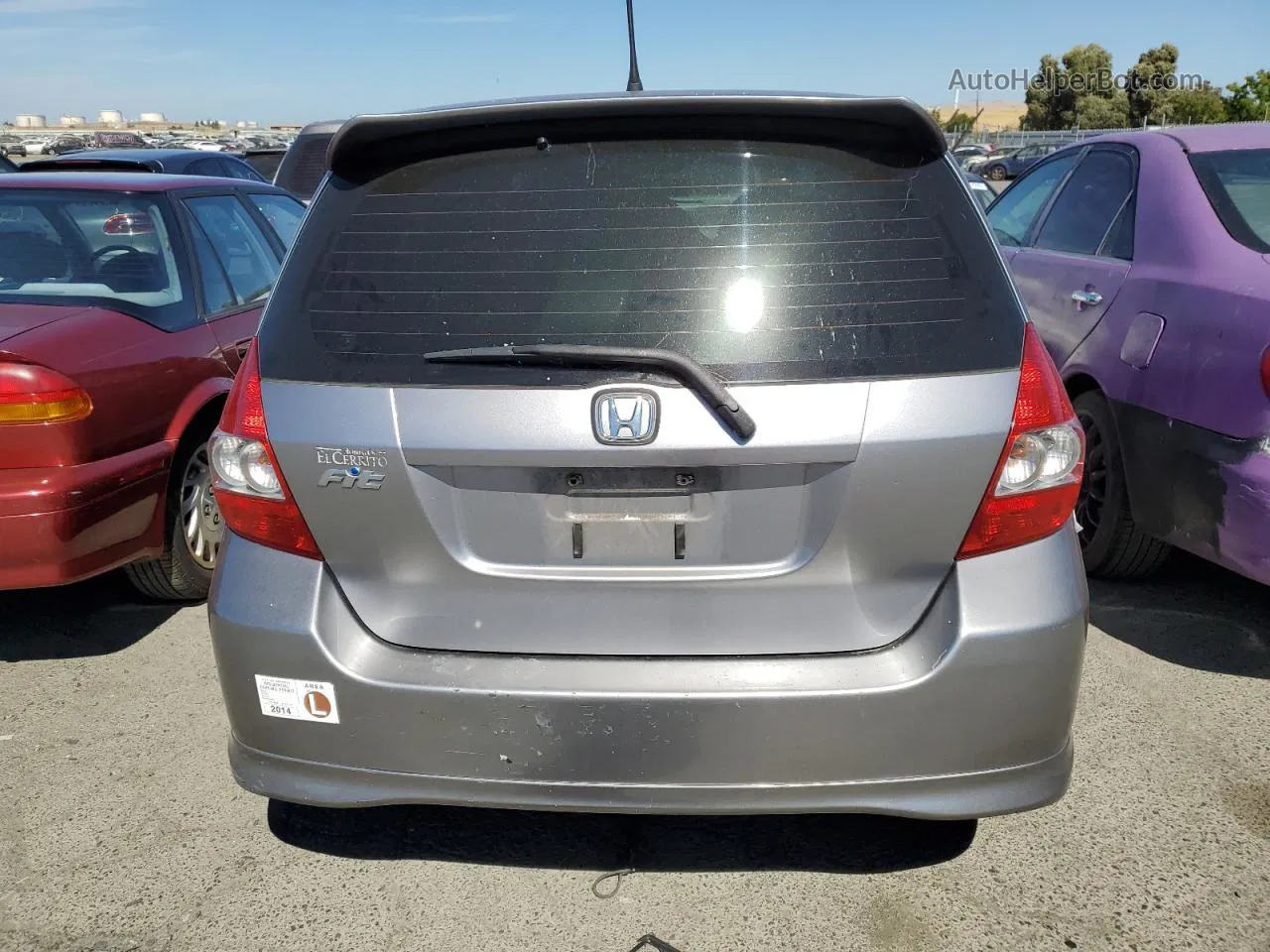 2008 Honda Fit Sport Gray vin: JHMGD38688S001778