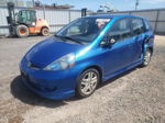 2008 Honda Fit Sport Blue vin: JHMGD38688S015938