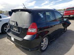 2008 Honda Fit Sport Black vin: JHMGD38688S052357