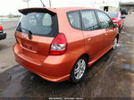 2008 Honda Fit Sport Orange vin: JHMGD38698S013230