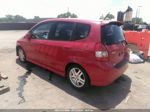 2008 Honda Fit Sport Red vin: JHMGD386X8S004536