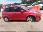 2008 Honda Fit Sport Red vin: JHMGD386X8S004536