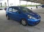 2008 Honda Fit Sport Синий vin: JHMGD386X8S013527