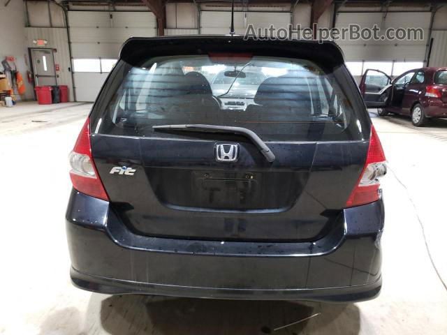 2008 Honda Fit Sport Black vin: JHMGD386X8S013916