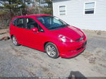 2008 Honda Fit Sport Red vin: JHMGD386X8S035107