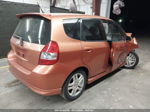 2008 Honda Fit Sport Orange vin: JHMGD386X8S053574