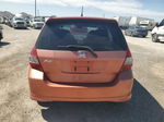 2008 Honda Fit Sport Orange vin: JHMGD386X8S056216