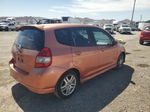 2008 Honda Fit Sport Orange vin: JHMGD386X8S056216