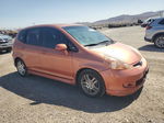 2008 Honda Fit Sport Orange vin: JHMGD386X8S056216