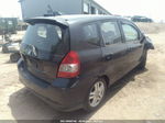 2008 Honda Fit Sport Black vin: JHMGD386X8S072416