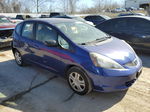 2009 Honda Fit  Синий vin: JHMGE87209S061967