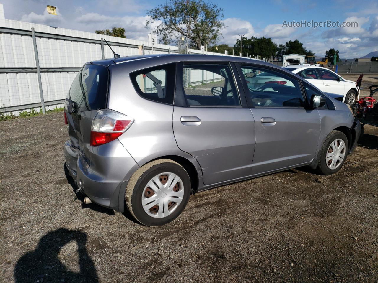 2009 Honda Fit  Gray vin: JHMGE87219S065283