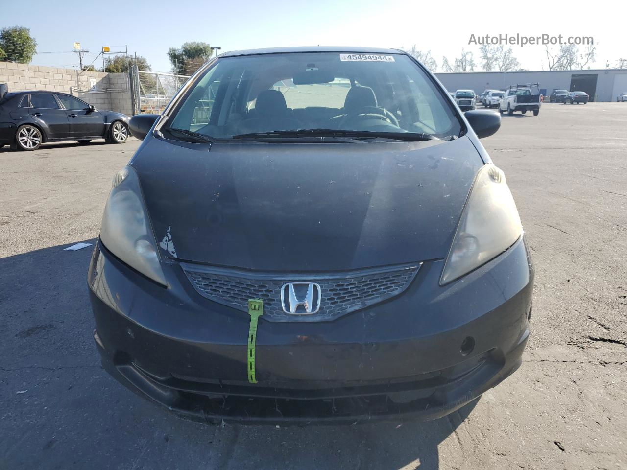 2009 Honda Fit  Черный vin: JHMGE87219S065901