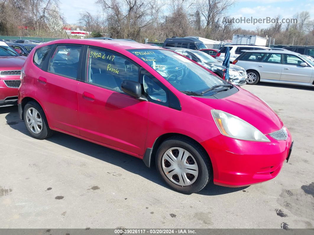 2009 Honda Fit   Red vin: JHMGE87259S061513