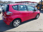 2009 Honda Fit   Red vin: JHMGE87259S061513