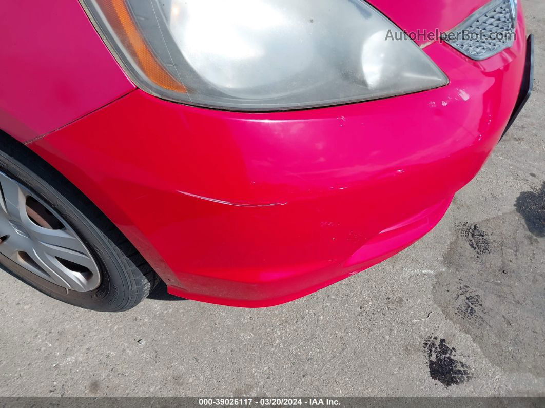 2009 Honda Fit   Red vin: JHMGE87259S061513