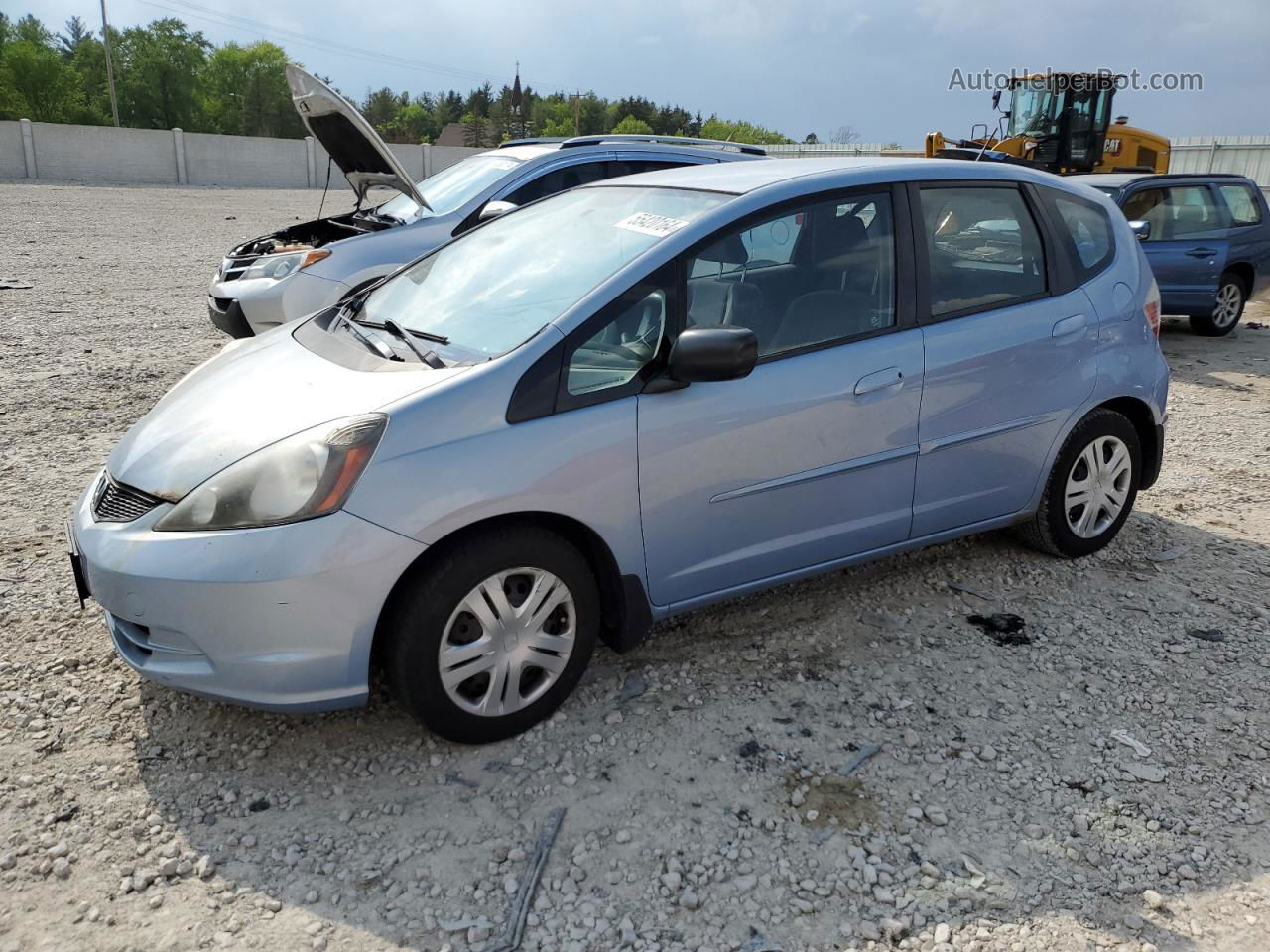 2009 Honda Fit  Синий vin: JHMGE87269S071726