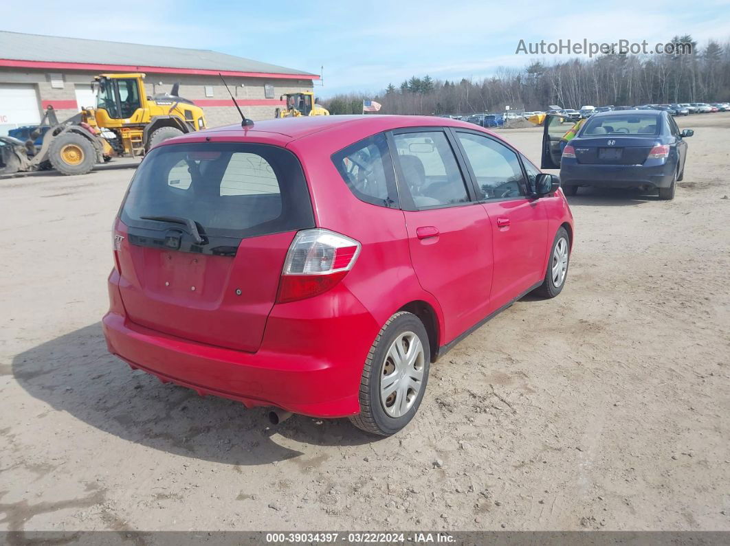 2009 Honda Fit   Red vin: JHMGE87279S009431