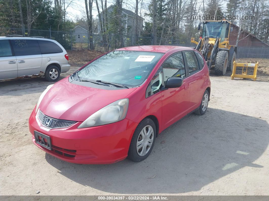 2009 Honda Fit   Red vin: JHMGE87279S009431