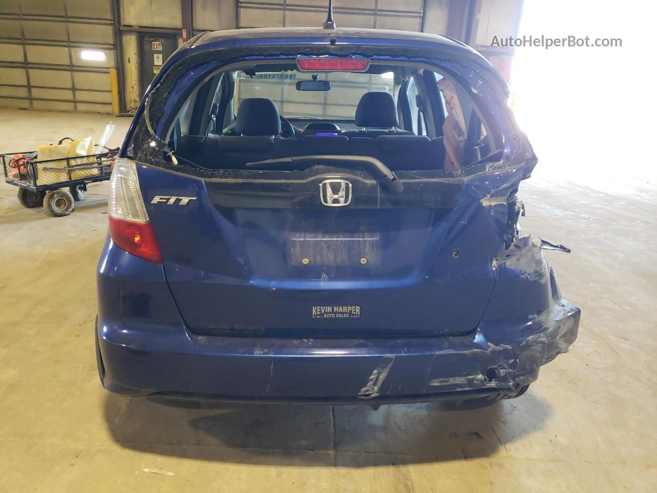 2009 Honda Fit  Blue vin: JHMGE87289C002109