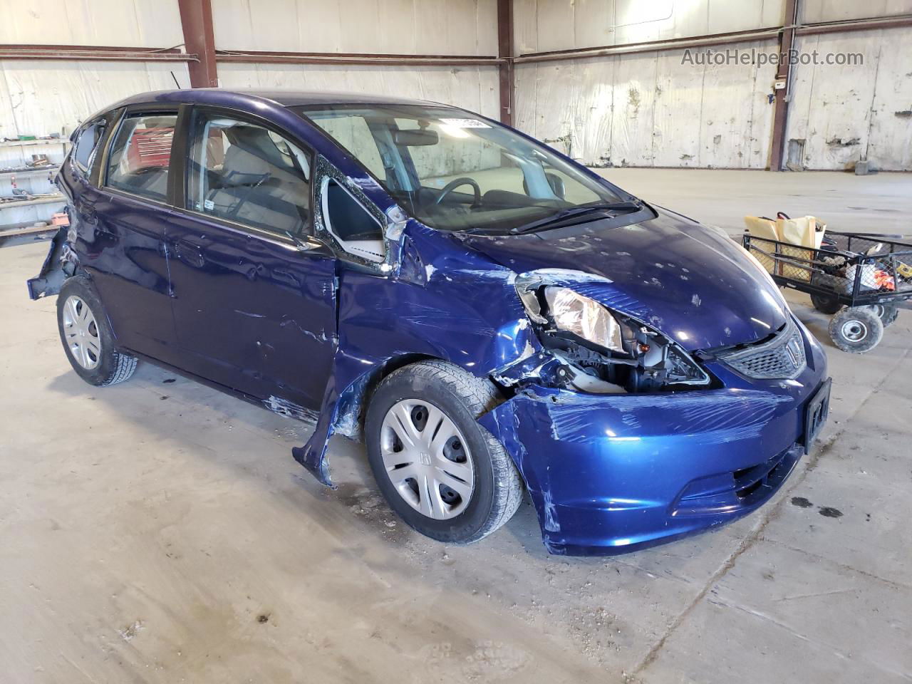 2009 Honda Fit  Blue vin: JHMGE87289C002109