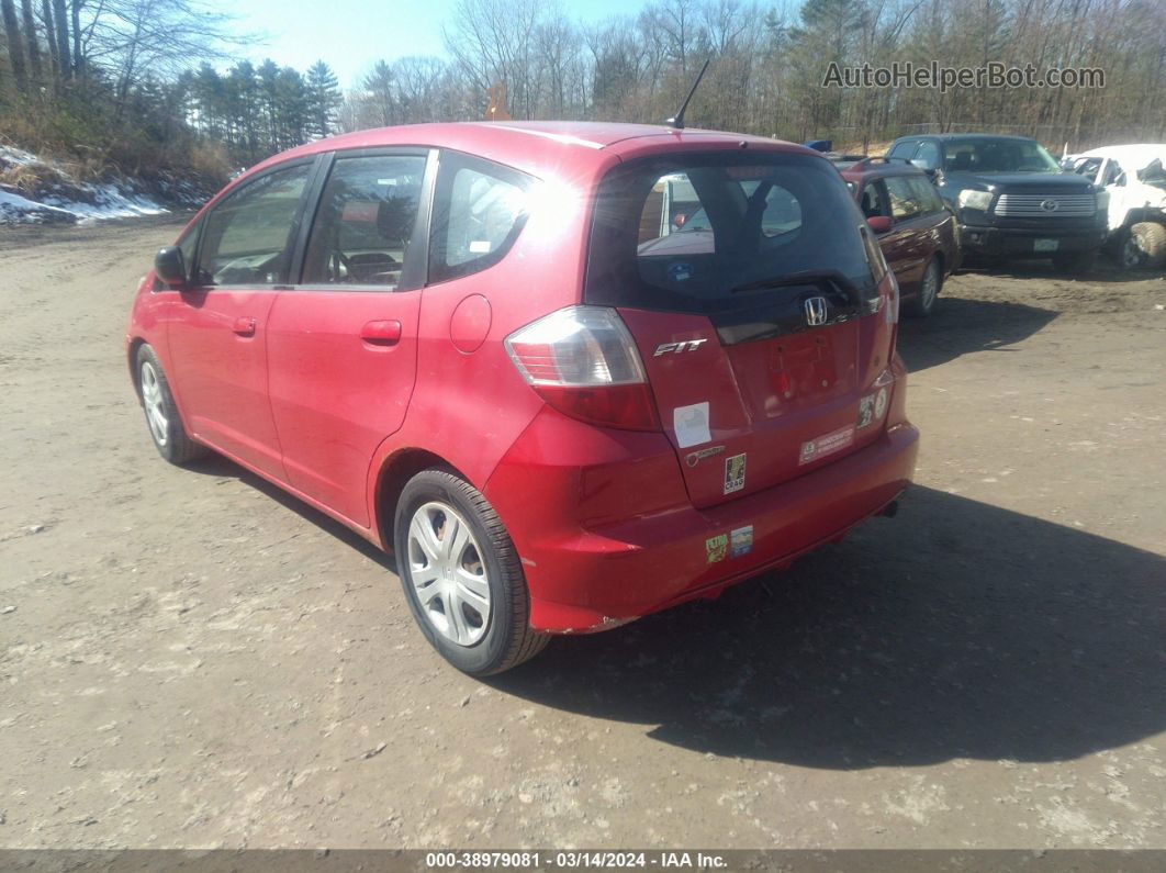 2009 Honda Fit   Red vin: JHMGE87289S048402