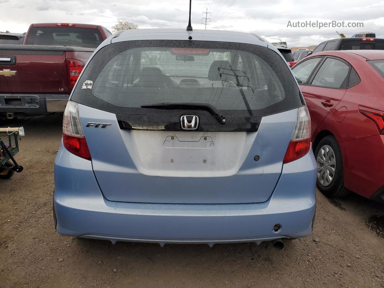 2009 Honda Fit  Blue vin: JHMGE872X9S053990