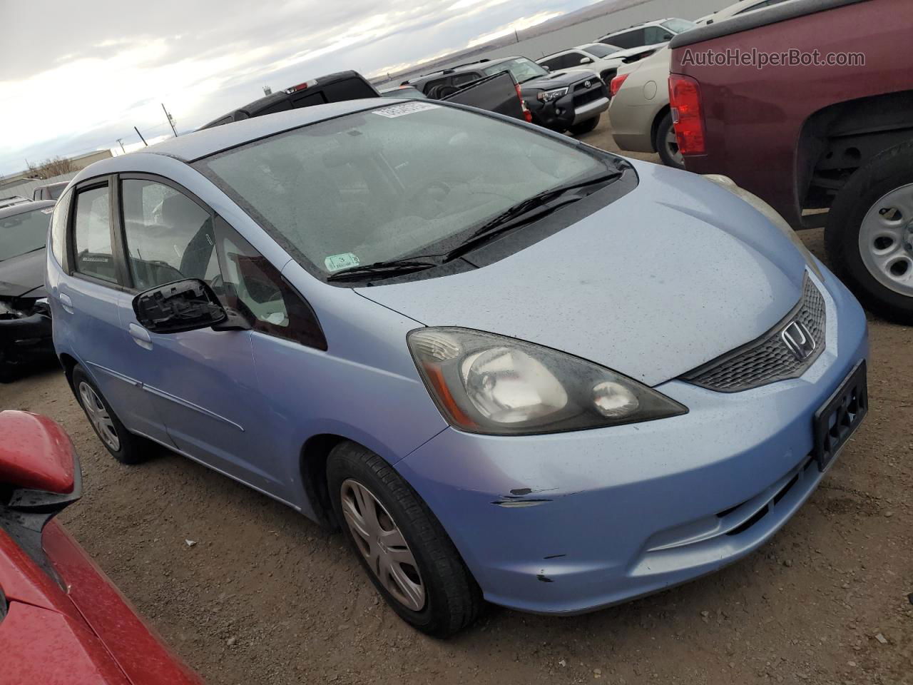 2009 Honda Fit  Blue vin: JHMGE872X9S053990