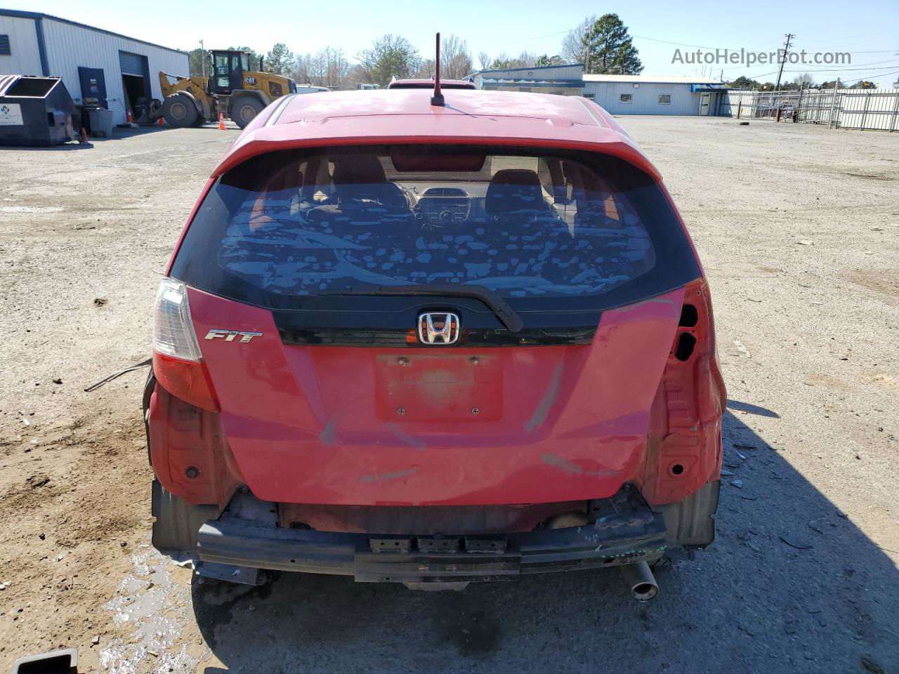 2009 Honda Fit Sport Красный vin: JHMGE87409S041378