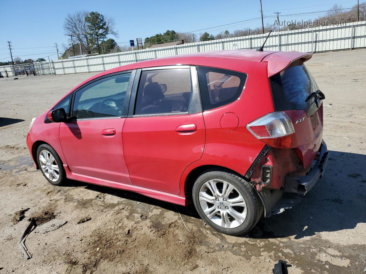 2009 Honda Fit Sport Red vin: JHMGE87409S041378