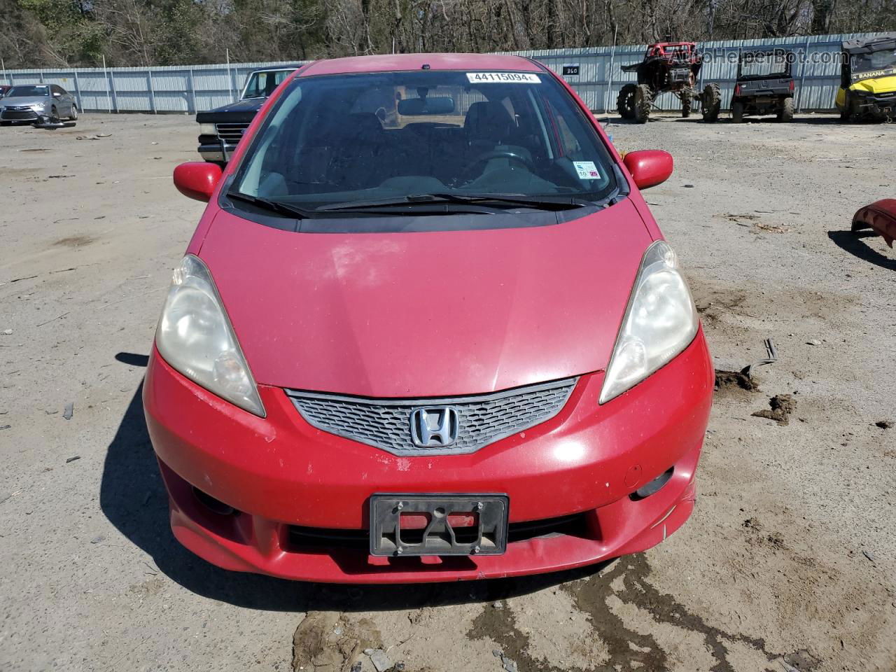 2009 Honda Fit Sport Red vin: JHMGE87409S041378