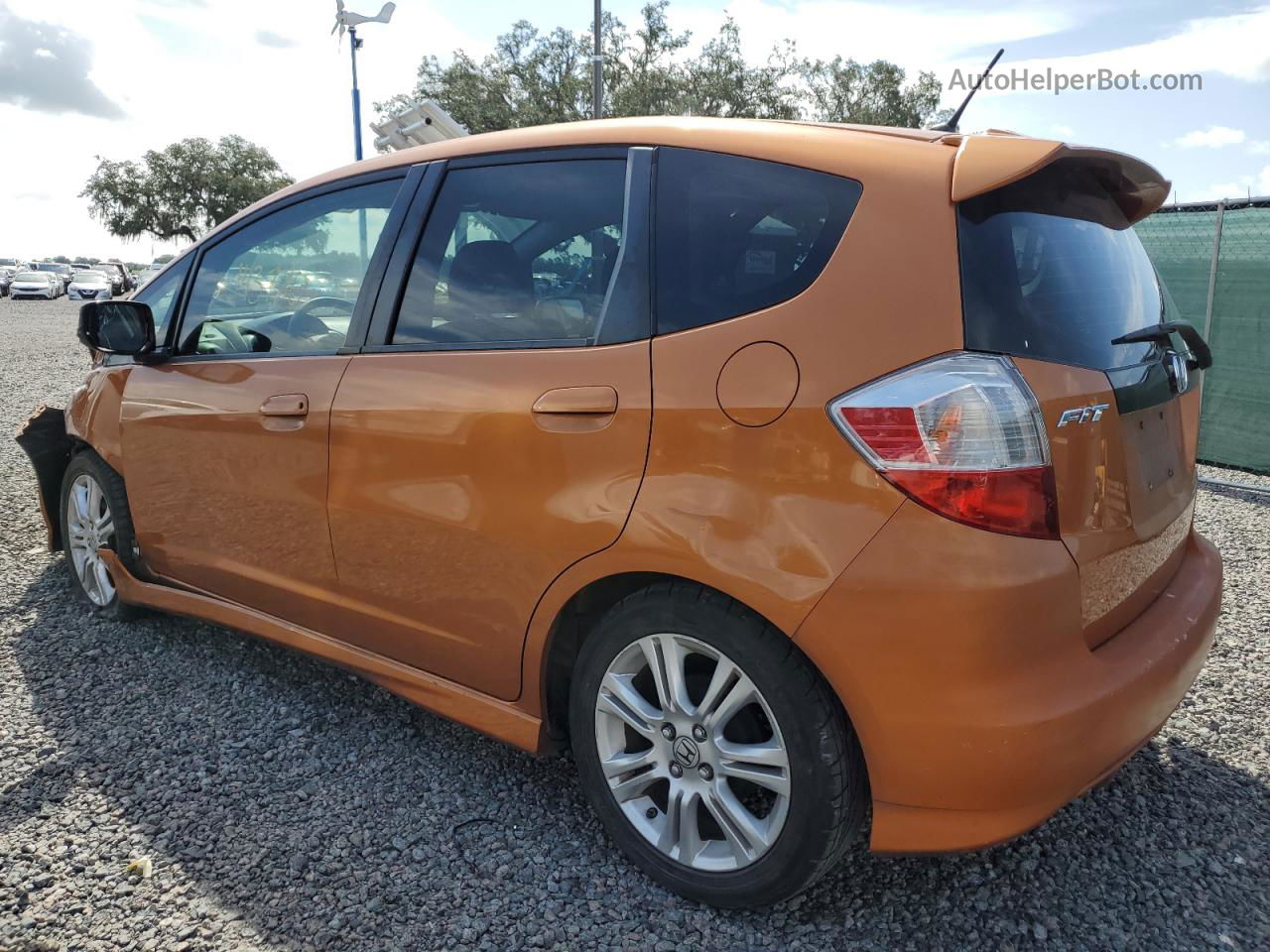 2009 Honda Fit Sport Orange vin: JHMGE87429S016143