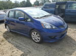 2009 Honda Fit Sport Синий vin: JHMGE87429S056173