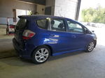 2009 Honda Fit Sport Blue vin: JHMGE87439S056182