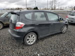 2009 Honda Fit Sport Black vin: JHMGE87449S037740