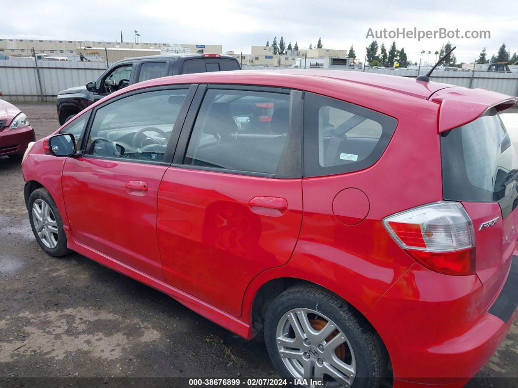 2009 Honda Fit Sport Red vin: JHMGE87449S059544