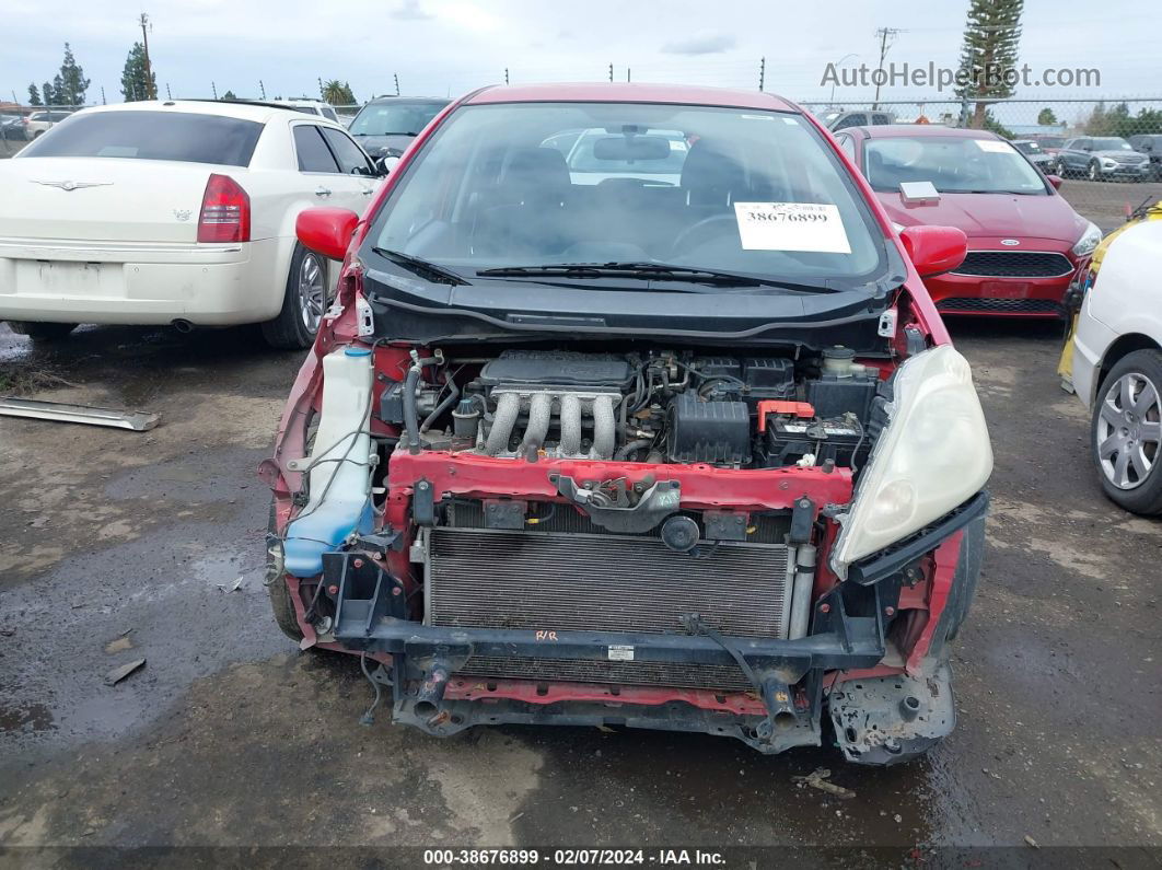 2009 Honda Fit Sport Red vin: JHMGE87449S059544